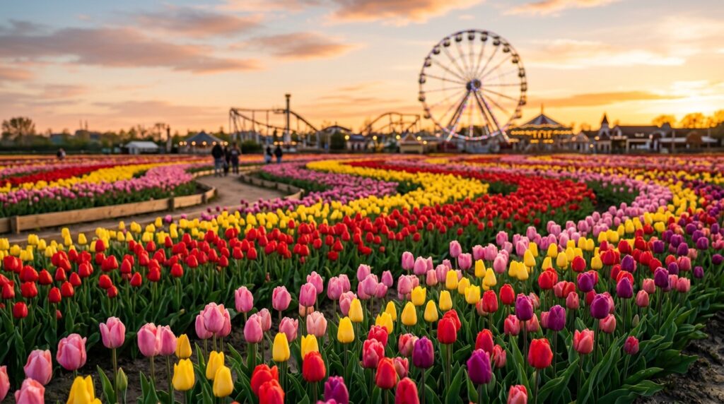 2026 에버랜드 튤립축제 120만 송이 봄꽃 포시즌스가든 풍경